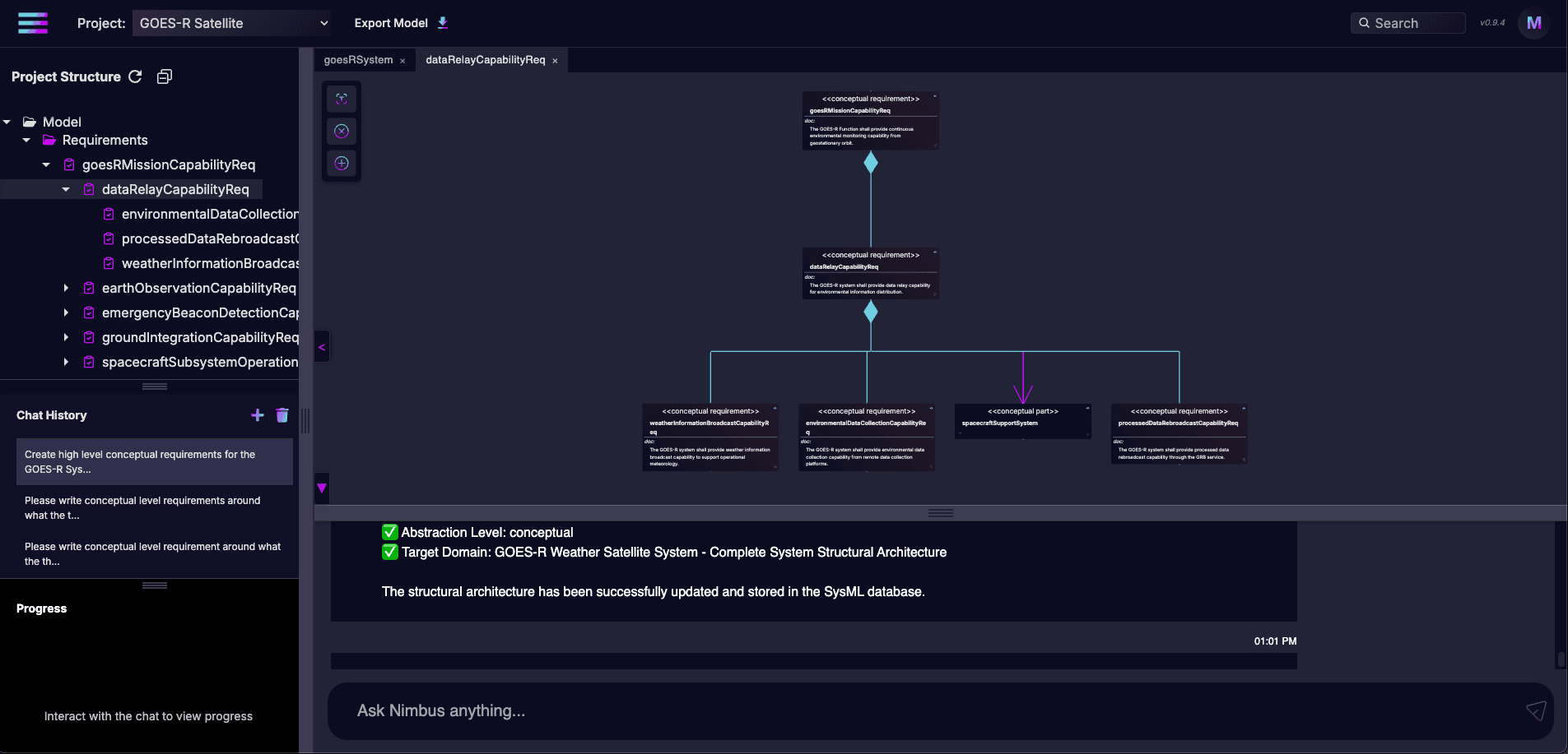 AI-Driven MBSE System Visualization